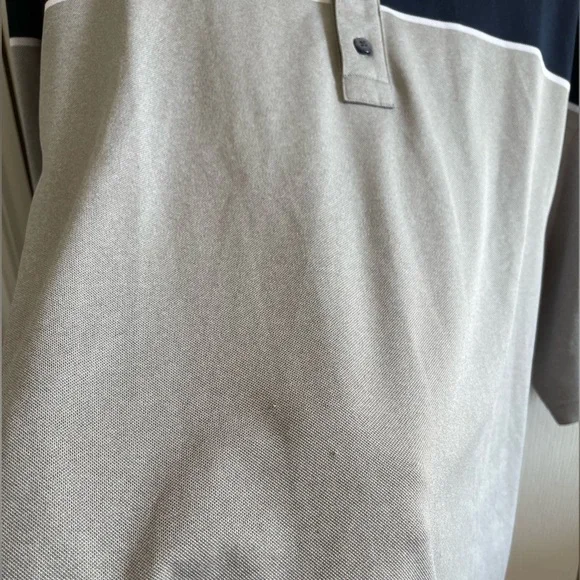 FootJoy FJ XL Grey and Navy shirt sleeve Premium Golf Polo - Picture 3 of 6